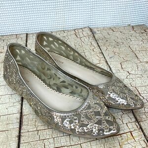 Charter Club Gold Flats